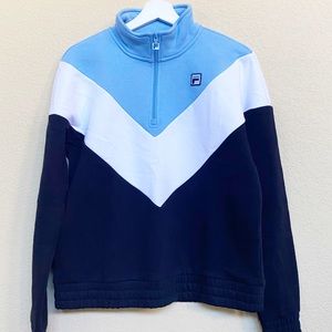 New Fila Women’s Colorblock Pullover Sweater